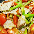 紗桜凜's cooksnap of when they made 豚肉とアスパラとトマトの中華風炒め.