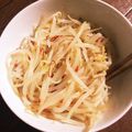 ☆ちさたん☆'s cooksnap of when they made 超簡単♡もやしのピリ辛ごま油あえ.