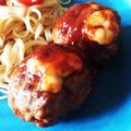 Nöööla♡'s cooksnap of when they made ★簡単！＊チーズinハンバーグ＊♪.
