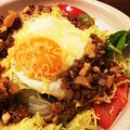 saku39717's cooksnap of when they made レンジで簡単タコミートの☆タコライス♪.
