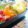 キャシーキャサリン's cooksnap of when they made お弁当に♪お好み焼き風ちくわ.