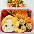 shihama's cooksnap of when they made キャラ弁♡ラプンツェル♡ツムツム風.