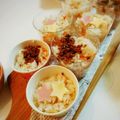 Kitchen♡m's cooksnap of when they made 彩りカップ寿司.