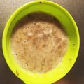 kao1215's cooksnap of when they made 離乳食中期 レンジで豆乳バナナプリン.
