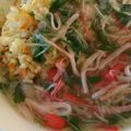 ◎ちゃ太郎◎'s cooksnap of when they made カニカマとアスパラのあんかけチャーハン♪.