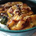 NAGANO久留米's cooksnap of when they made ナスのかば焼き丼.