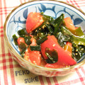 腹ペコ助's cooksnap of when they made やさしい♪トマトとワカメのさっぱりサラダ.