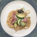 toujours＊'s cooksnap of when they made 簡単☆アスパラとベーコンのクリームパスタ.
