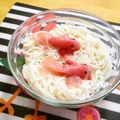komutatata's cooksnap of when they made 涼しげ♪(๑>◡<๑)金魚素麺☆ハム金魚.