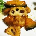 U_Uumi☆'s cooksnap of when they made さつまいもとレンコンの甘辛炒め.