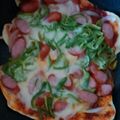 ぴろすけRT's cooksnap of when they made 生地から手作り！超簡単フライパンピザ.