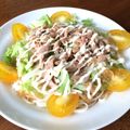 ままばなな1020's cooksnap of when they made ツナとプチトマトのサラダそうめん.