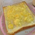 ゆけり３兄弟's cooksnap of when they made 簡単！チーズとはちみつトースト☆.