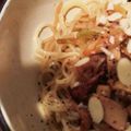 Tea-Life's cooksnap of when they made 牛肉とキノコの和風スパゲッティ.