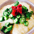 ぴけー's cooksnap of when they made 梅でさっぱりとろろご飯.