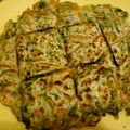 chako4da's cooksnap of when they made 簡単♪じゃがいもとえごまの葉のチヂミ.