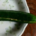 考える羊ちゃん☆'s cooksnap of when they made 朝採り胡瓜♡お味噌をサンドして夏のおやつ.