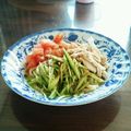 じゅんこ３１０'s cooksnap of when they made バンバンジー風サラダうどん.