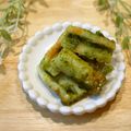 マシュマロくま's cooksnap of when they made 竹輪、蒲鉾の磯辺揚げ☆カレー風味.