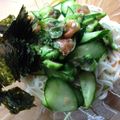 にじすき's cooksnap of when they made オクラ梅のぶっかけ素麺.