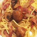 sumire38's cooksnap of when they made ☆きのことベーコンのさっぱりパスタ☆.