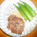クックQP21M6☆'s cooksnap of when they made マグロ中落ちの胡麻和え.