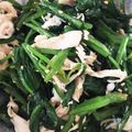 ko4ka's cooksnap of when they made ほうれん草とささみのナムル.