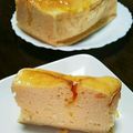 ameうめ's cooksnap of when they made 水切りヨーグルト♡スフレチーズケーキ♡.
