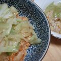 ニコニコ母さん's cooksnap of when they made 簡単♪キャベツだけのあんかけ丼.