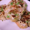 0samba0's cooksnap of when they made 鮭＆はんぺんバーグ.