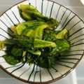 ダテっち☆'s cooksnap of when they made レンジで簡単！堅いレタスの中華おひたし.