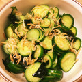 lucey☆girl's cooksnap of when they made 桜えびとキュウリの酢の物.