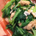 ムーヒツジ's cooksnap of when they made 小松菜と薄揚げのさっと煮.