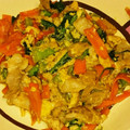 まーさんれなさん's cooksnap of when they made ♥小松菜と豚肉の卵でフワリ炒め♥.