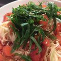 アラサー主婦きなこ's cooksnap of when they made 素麺で和風カッペリーニ☆.