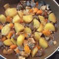 77IRO's cooksnap of when they made レンジ時短で簡単！根菜とこんにゃくの煮物.