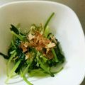 Punie☆'s cooksnap of when they made 簡単！三つ葉のお浸し.