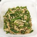 蒼月黎's cooksnap of when they made ピーマンえのきシラスのバター炒め.
