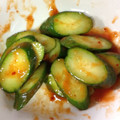 明日も晴れ's cooksnap of when they made 混ぜるだけ！簡単きゅうりキムチ.