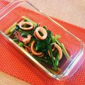 神風＊'s cooksnap of when they made プレ農家めし◆小松菜イカのバター醤油炒め.