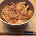 さすらいの髭めがね's cooksnap of when they made 簡単1人ランチに♡豚の生姜焼き丼.
