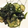 makoxxx's cooksnap of when they made きゅうりとわかめの酢の物.