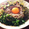はっってぃん's cooksnap of when they made オクラめかぶ納豆とろろそば.
