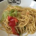 にむばすしゅたーぜん's cooksnap of when they made レタス＆トマトスパゲティ.