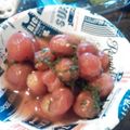 ＴＯＭＯＷＡＴ's cooksnap of when they made 白だしと寿司酢deミニトマトのマリネ.