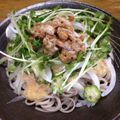 ***ゆう***'s cooksnap of when they made 納豆ととろろのサラダ風まぜそば.