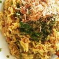 あじぽんぬ☆'s cooksnap of when they made 納豆入り♪チャーハン風★チーズそばめし.