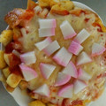 ma___111's cooksnap of when they made おせちの蒲鉾で和風ピザを！.
