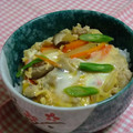 ななぐくん's cooksnap of when they made うちの定番☆野菜たっぷり親子丼.