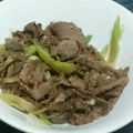 ヨシヨッシー's cooksnap of when they made 牛肉と白ねぎの甘辛煮.